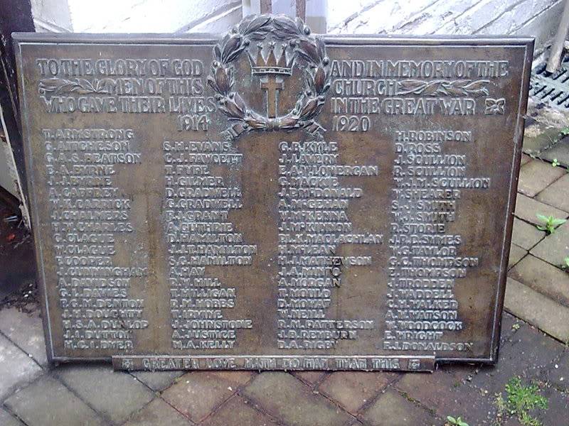 Unidentified Glasgow Memorial possibly Maryhill War Memorials Online